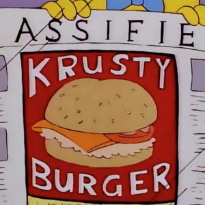 Simpsons Quiz Burger