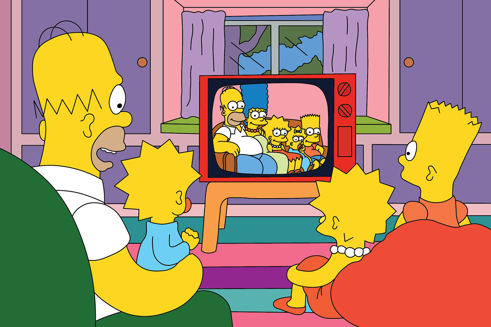 Which Badass Fictional Woman Are You? The Simpsons Watching TV
