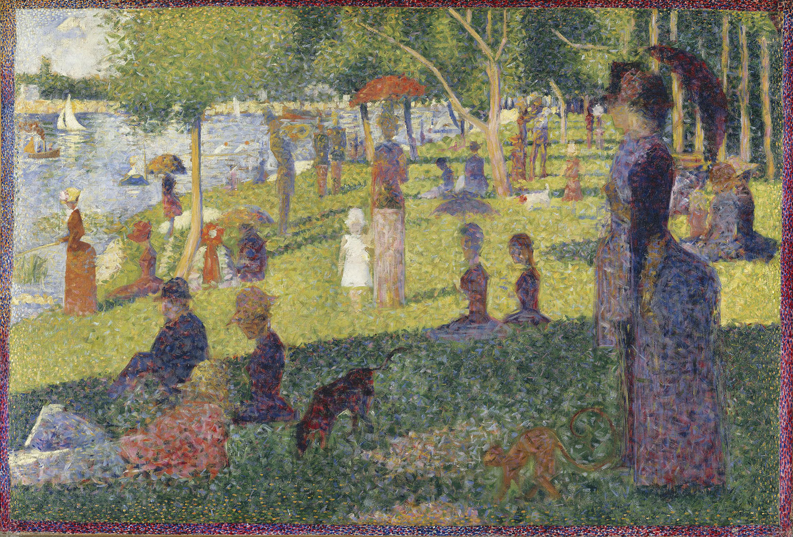 I'm Sure You Can't Match 14 of Paintings to the Artist Quiz A Sunday Afternoon On The Island Of La Grande Jatte Painting By Georges Seurat