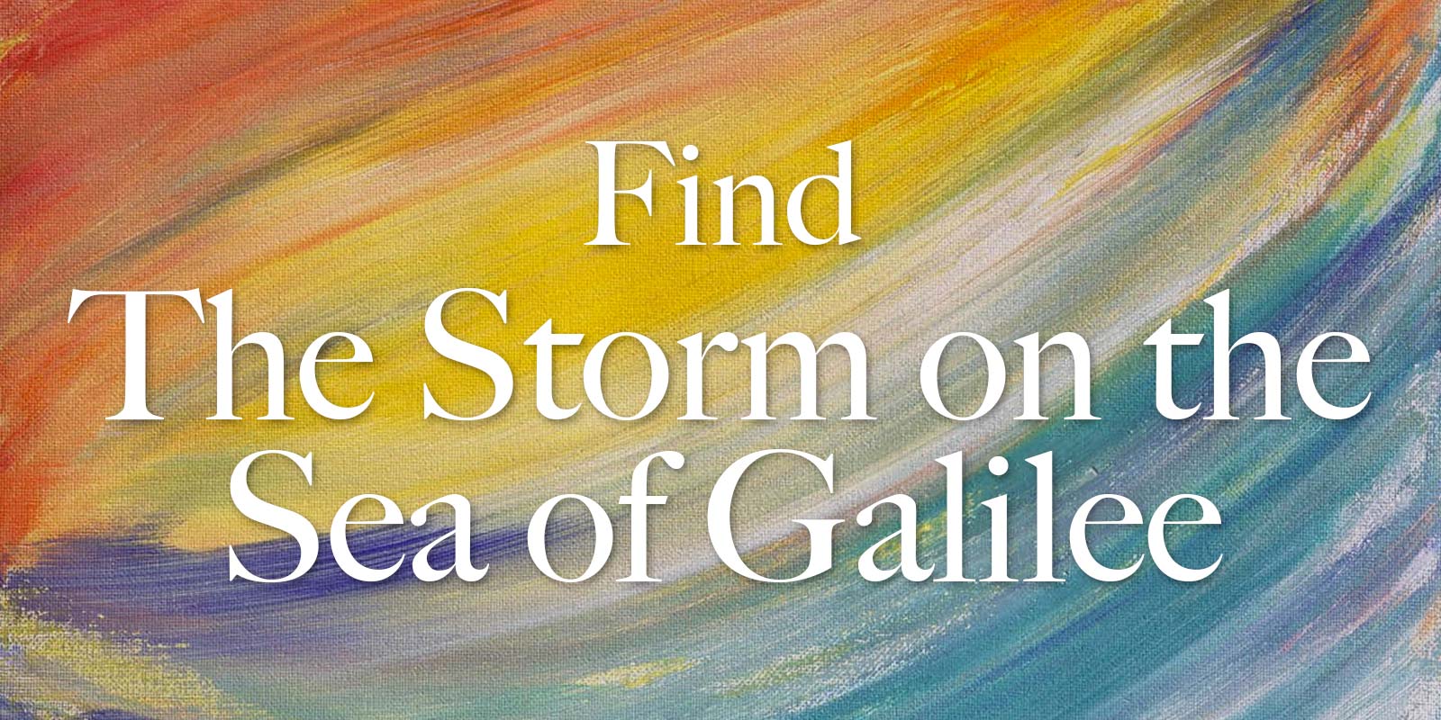 Famous Art Quiz The Storm On The Sea Of Galilee