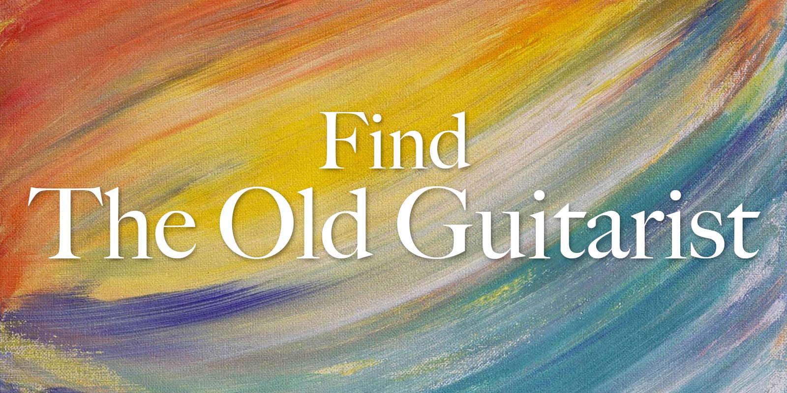 Famous Art Quiz The Old Guitarist