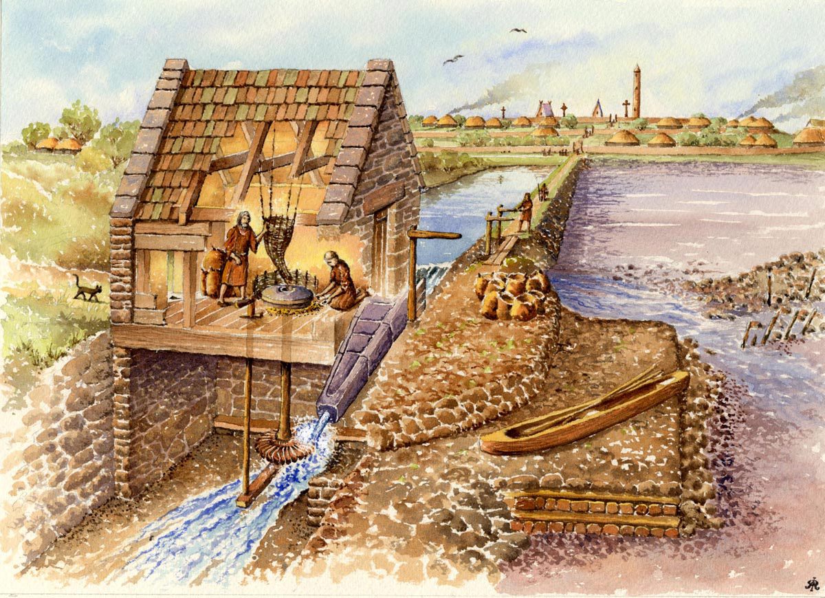 Middle Ages Tidal Mill