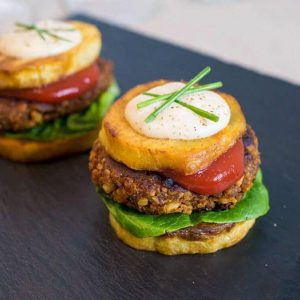 Host a Celeb Dinner Party and We’ll Guess Your Zodiac Sign Mini potato burgers