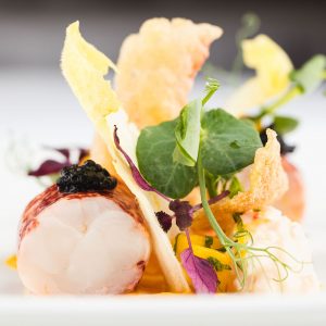 Eat A Fancy Meal & We'll Tell You How Grown-Up You Are Quiz Sous vide lobster salad with mango salsa and lobster tempura