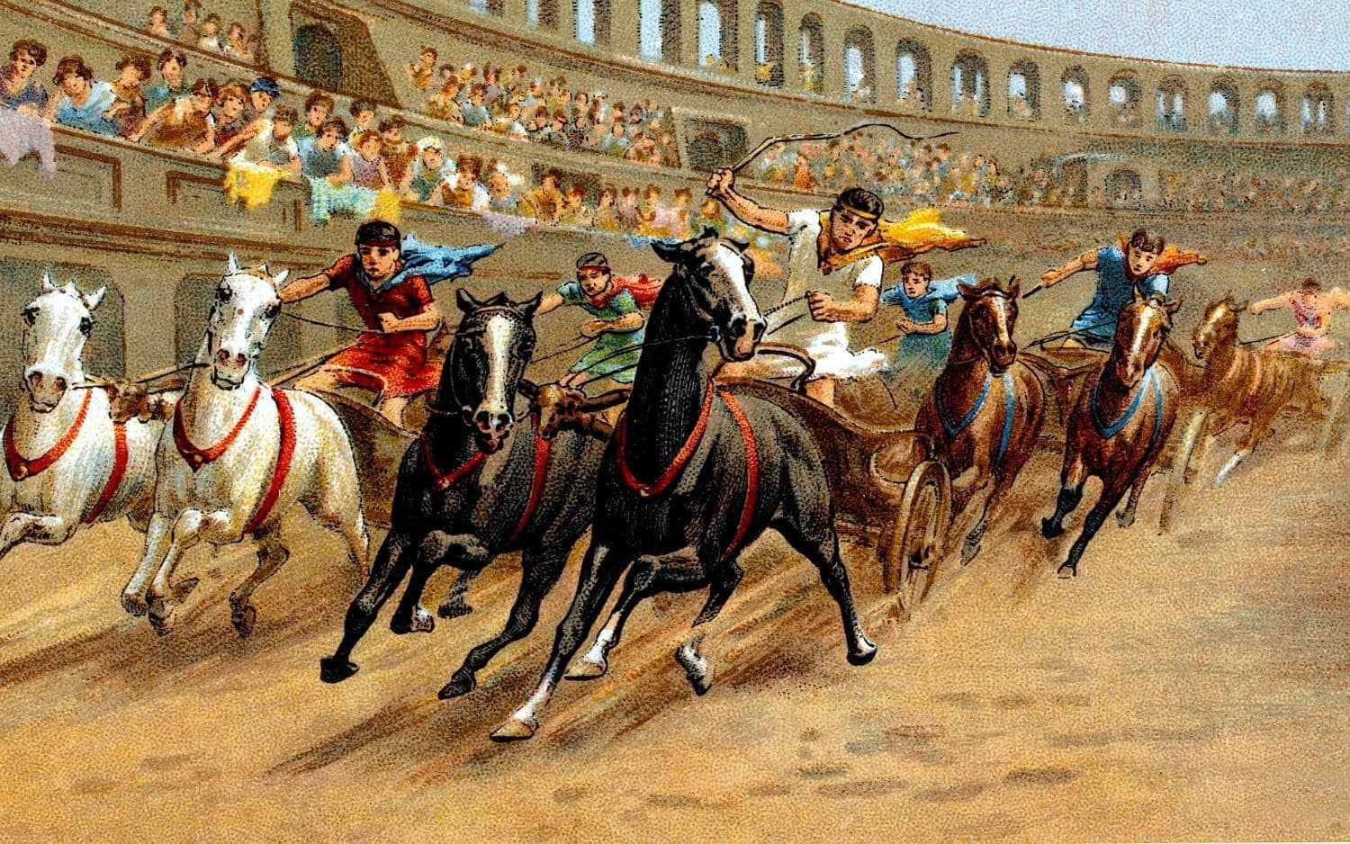 Spend a Day in the Roman Empire and We’ll Tell You If You Can Survive It Chariot Racing Drawing Xxlarge
