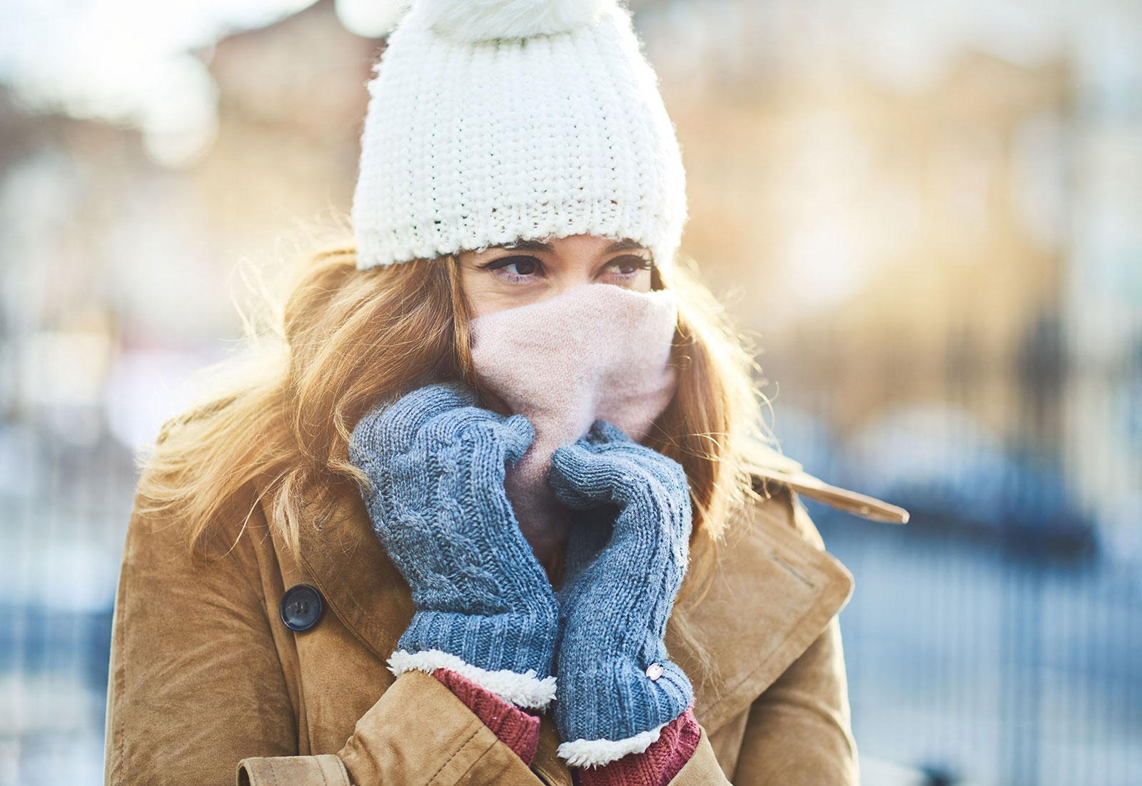 Woman Feeling Cold