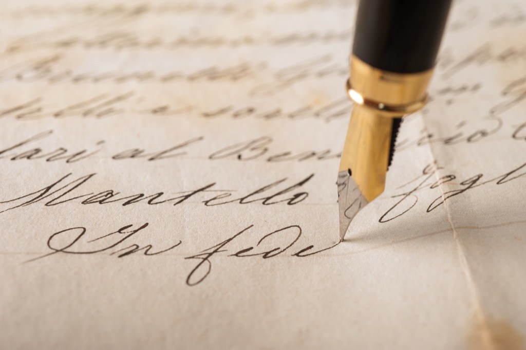 Do You Know The Official Names Of These Everyday Items? Quiz Pen Writing In Cursive