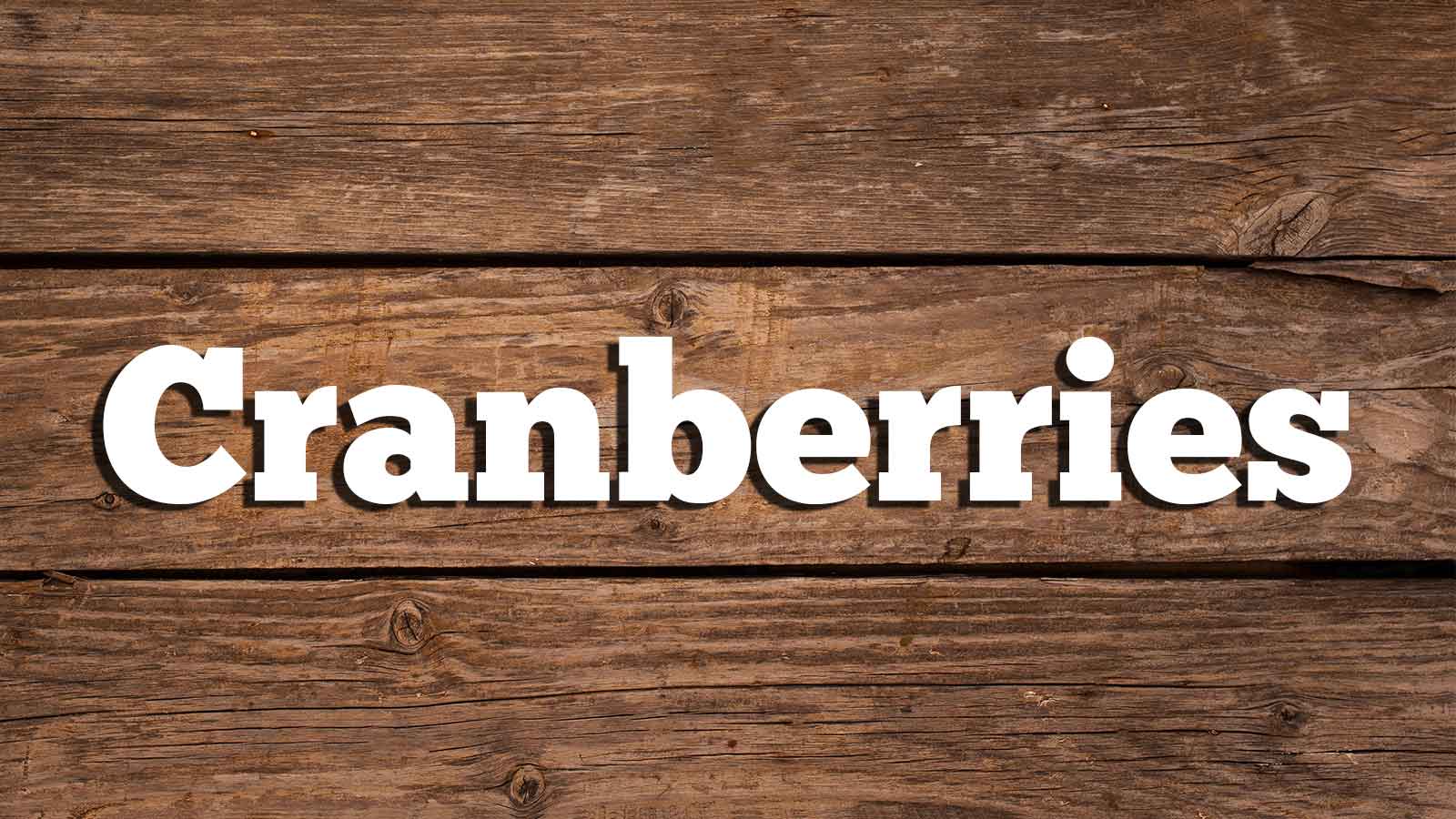 Text Cranberries