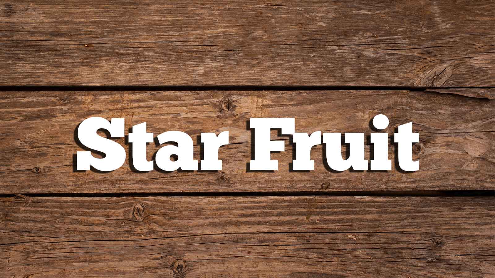 Text Star Fruit
