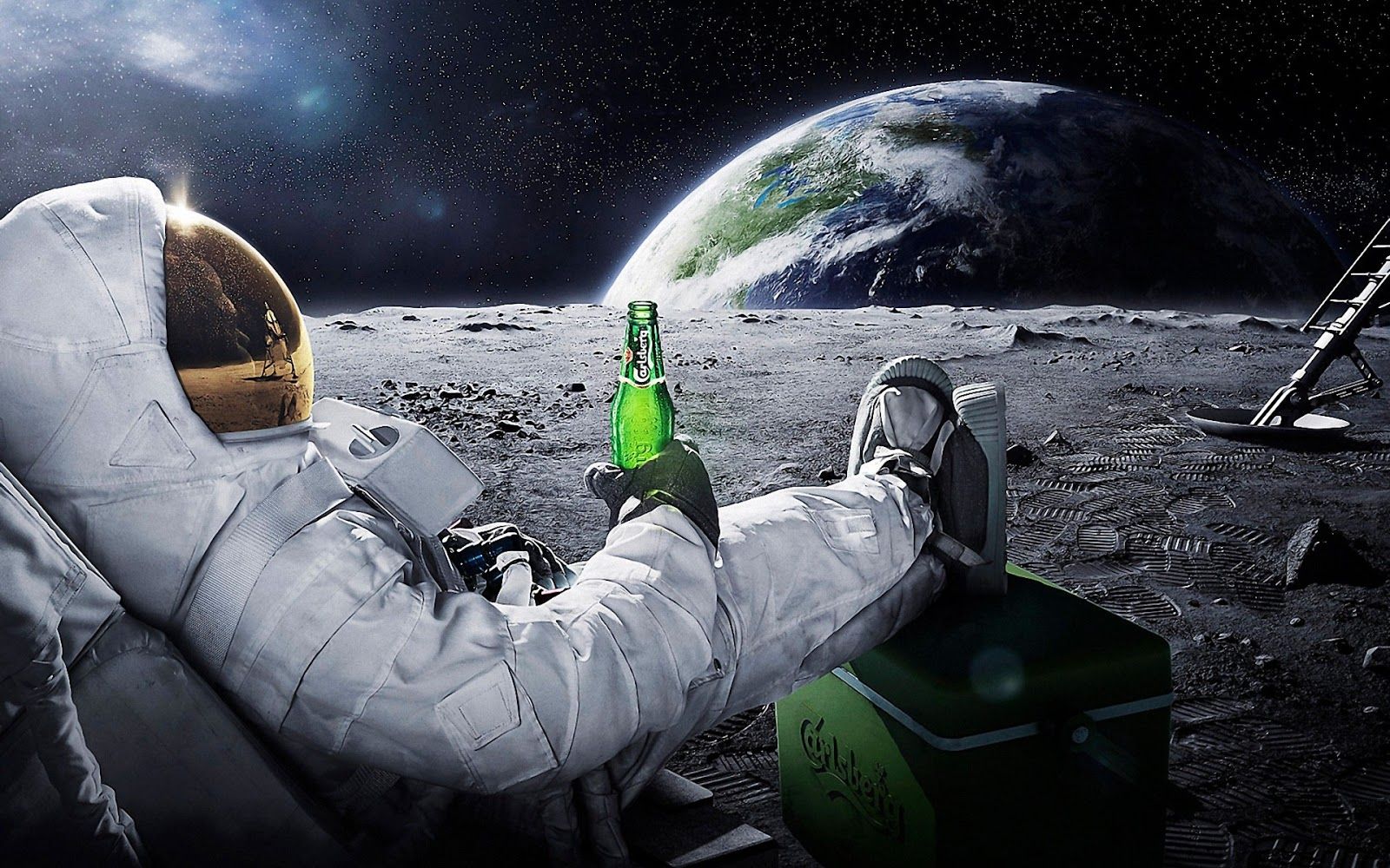 🛸 Can You Actually Survive an Alien Invasion? Astronaut Drinks Beer On The Moon