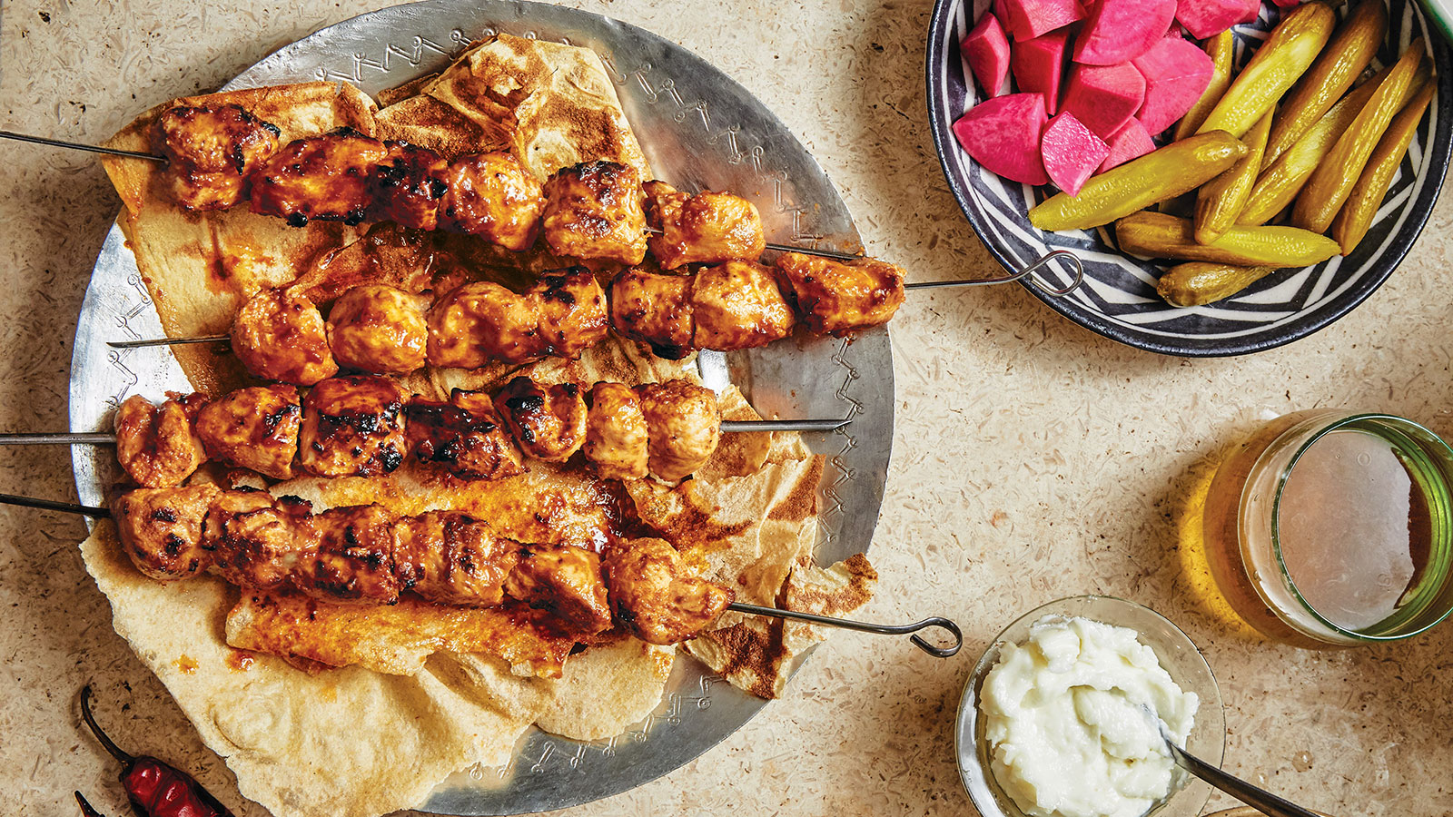 How Many of These Foods Would You Eat With Mayonnaise? Chicken Kebab With Mayonnaise