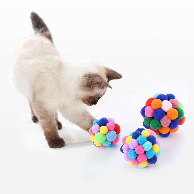 😺 How Much of a Cat Person Are You? New Pet Cat Toy Colorful Handmade Bells Bouncy Ball Built In Catnip Interactive Toy 2018 60561d77 0d16 4965 92c8 0b8d21657500 2048x2048