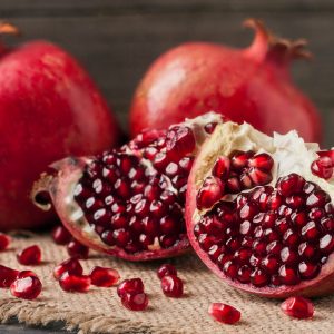 Letter P Food Trivia Quiz Pomegranate