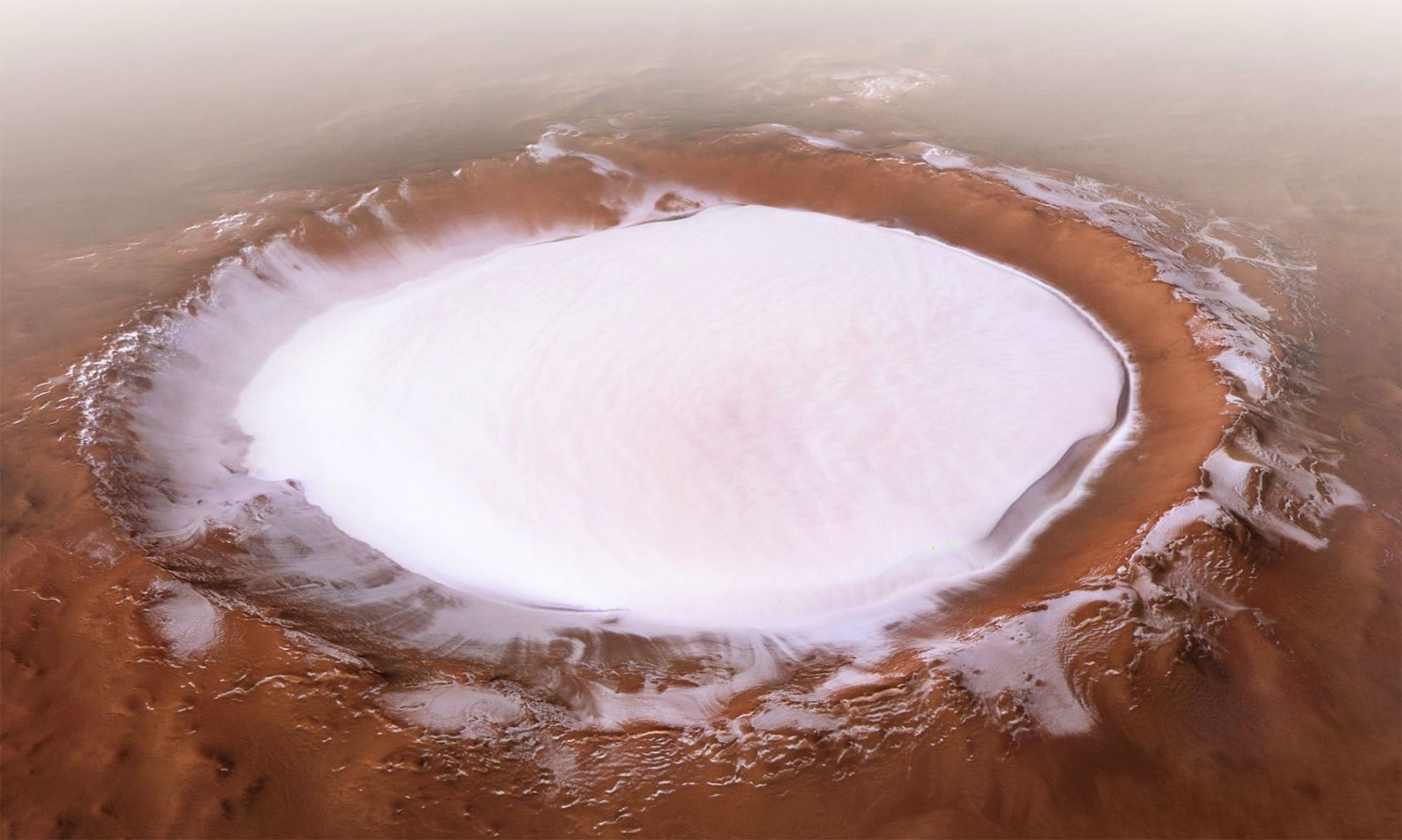 🚀 How Long Would You Survive on Mars? Mars Ice Crater
