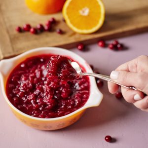 Fall Food Quiz Cranberry sauce
