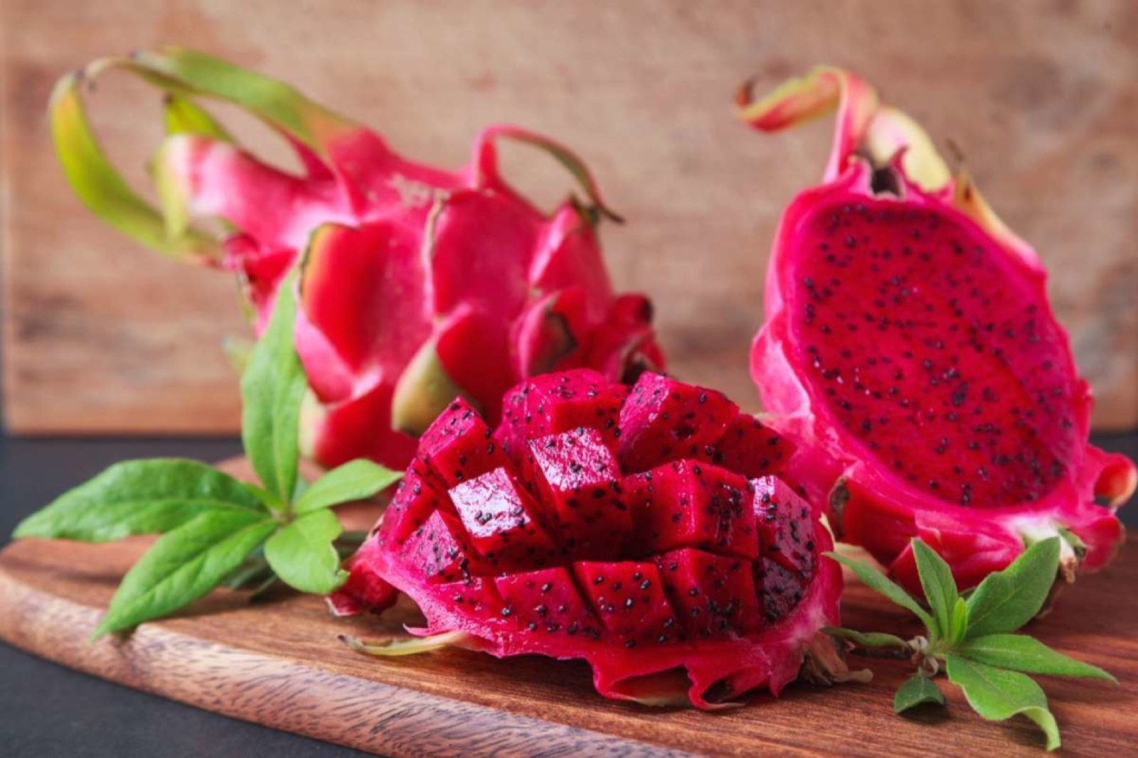 Fall-colored Food Quiz Dragonfruit