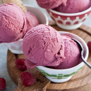 Colorful Ice Cream Guess Your Age Quiz Raspberry ice cream