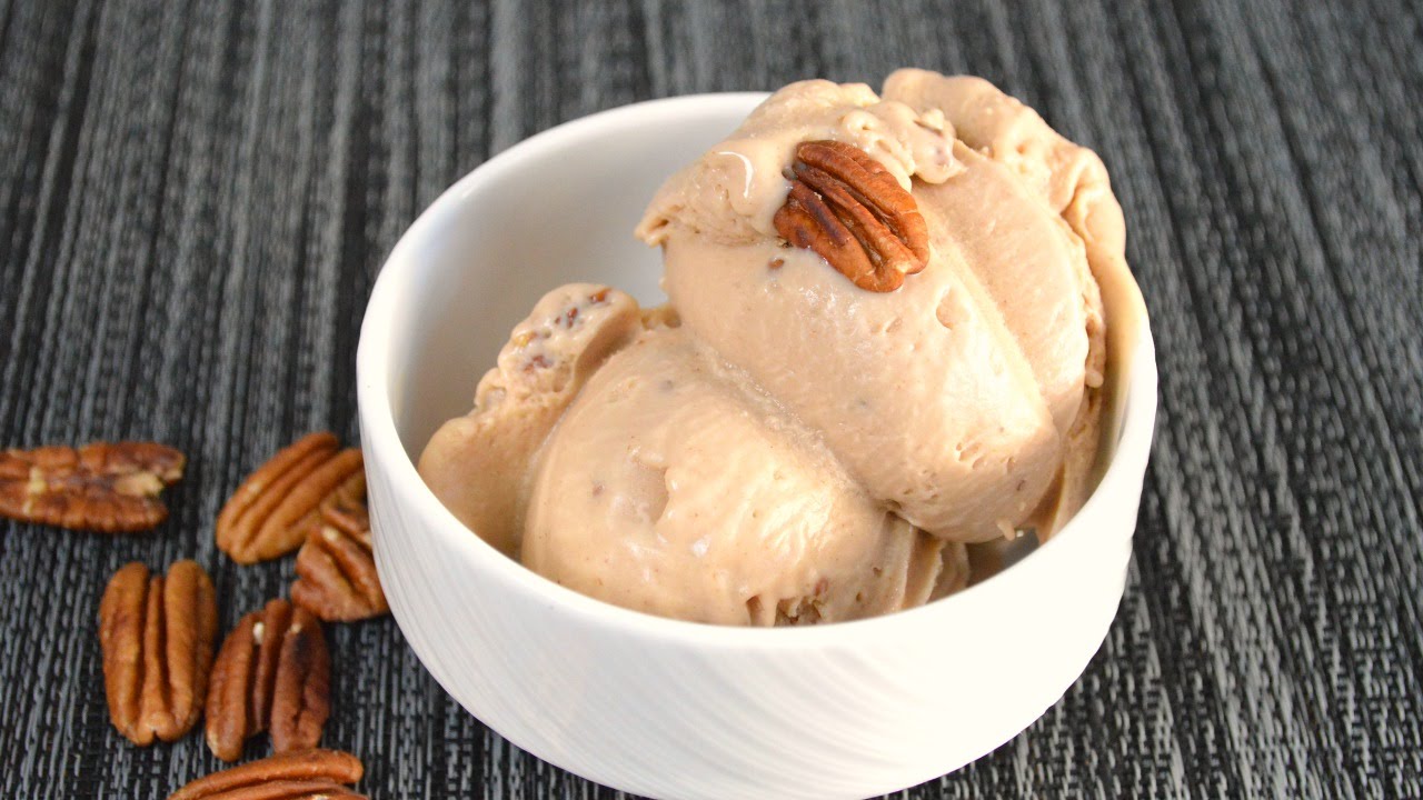 Butter pecan ice cream