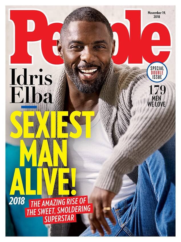 Rate People Magazine’s Sexiest Men Alive and We’ll Guess the Decade You Were Born People Magazine Idris Elba (2018)