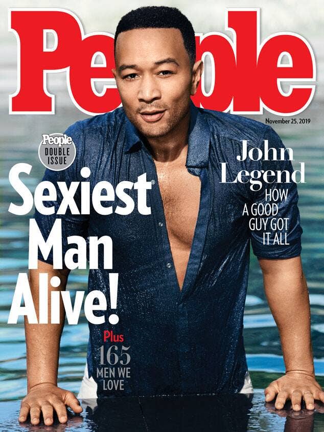 Rate People Magazine’s Sexiest Men Alive and We’ll Guess the Decade You Were Born People Magazine John Legend (2019)