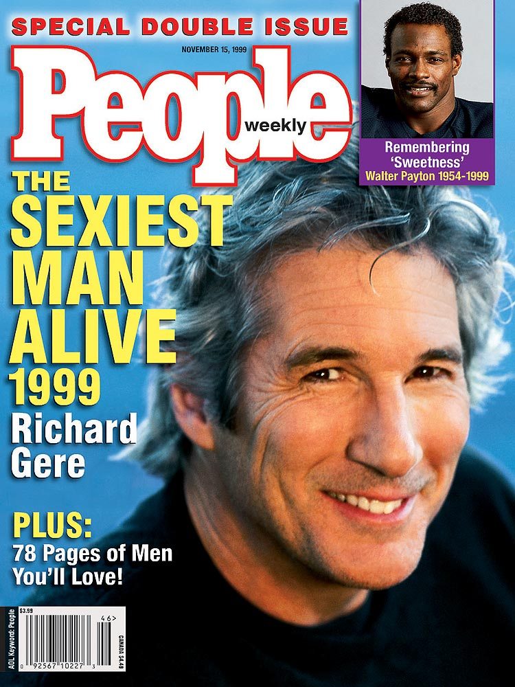 Rate People Magazine’s Sexiest Men Alive and We’ll Guess the Decade You Were Born People Magazine Richard Gere (1999)