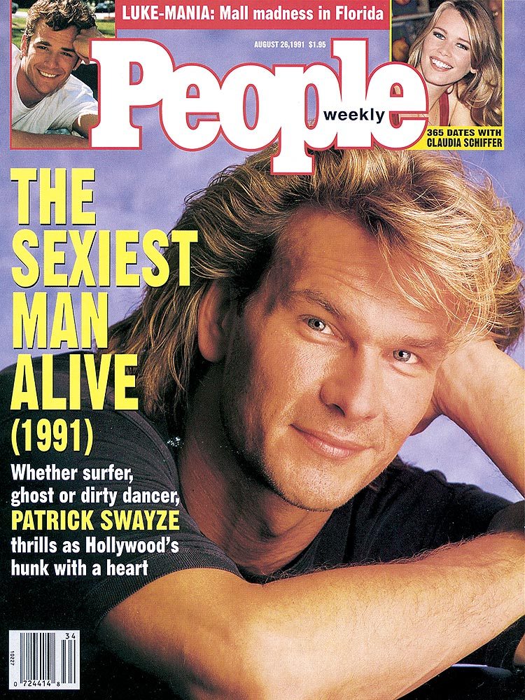 Rate People Magazine’s Sexiest Men Alive and We’ll Guess the Decade You Were Born People Magazine Patrick Swayze (1991)