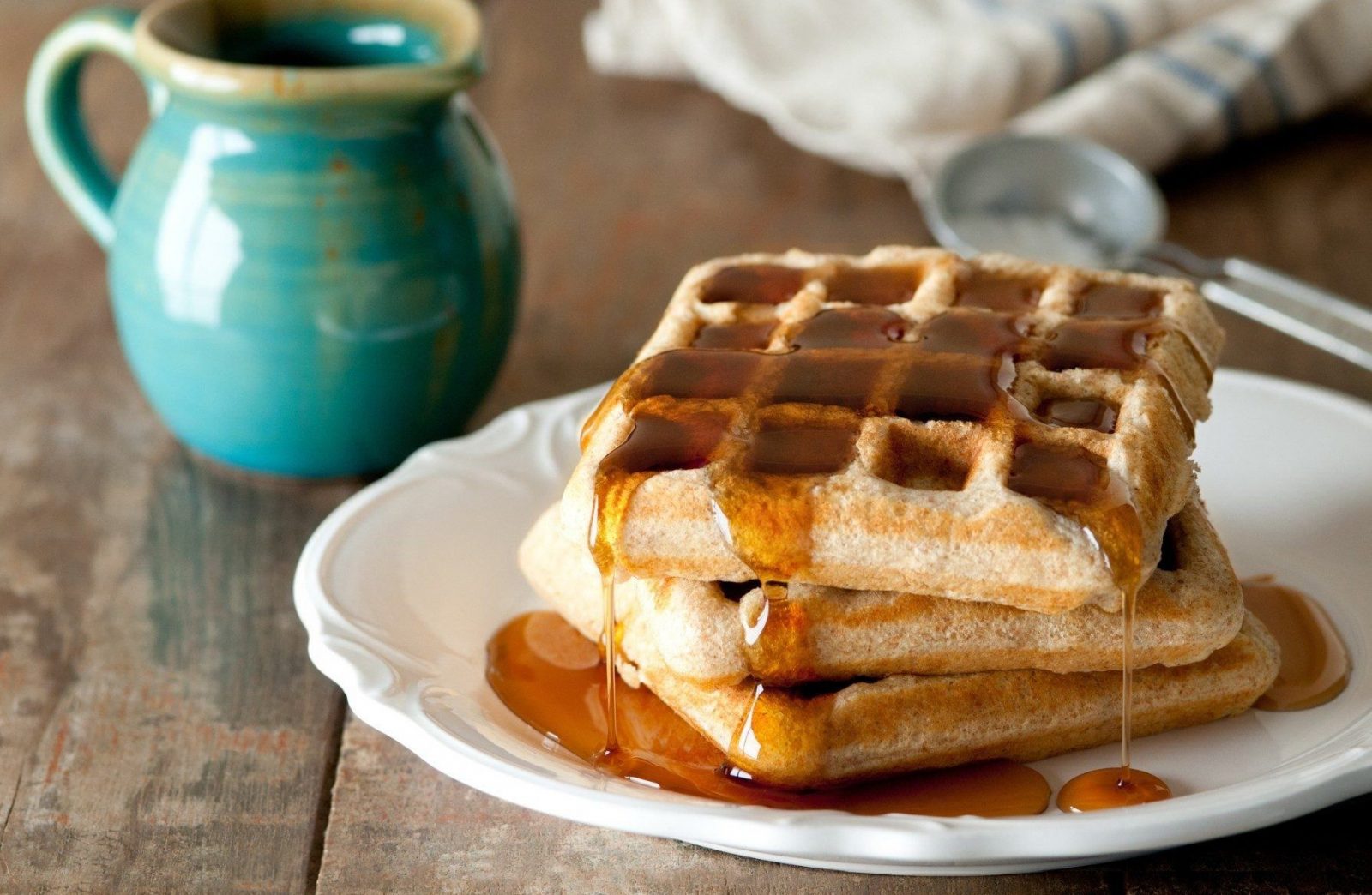 Eat Food for Each Letter & We'll Reveal Your Mental Age Quiz Waffles With Maple Syrup