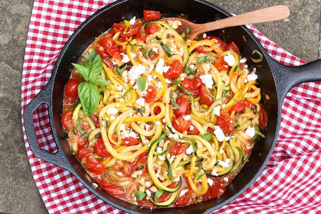 Can We Guess Which Three Foods You Hate the Most? Zoodles zucchini noodles in tomato sauce