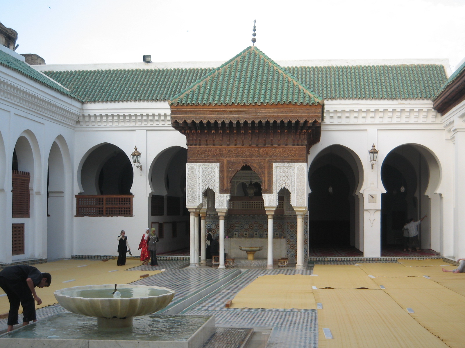 🌎 Only a Geography Teacher Will Find This Quiz as Easy as Pie Courtyard Al Qarawiyyin University, Fez, Morocco