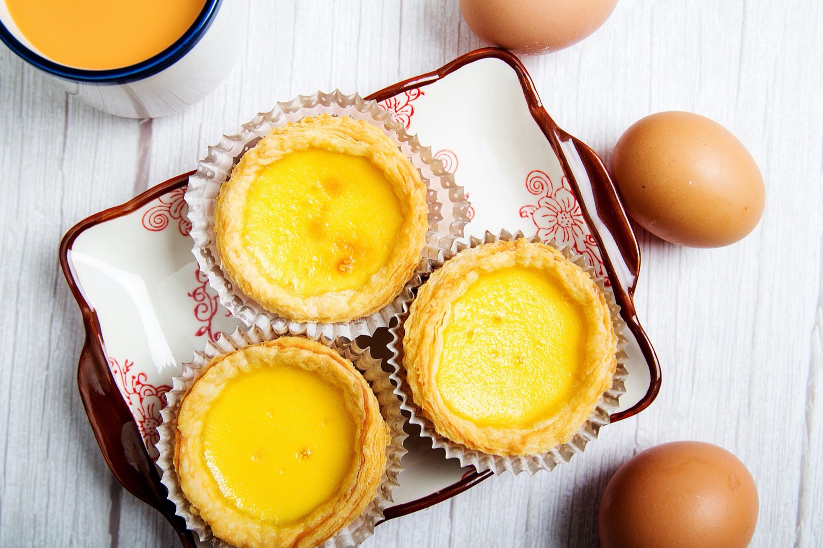 Eat a Bunch of 🍰 Desserts and We’ll Reveal Your Favorite Color 🌈 Hong Kong egg tarts