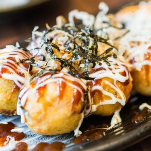 Did You Know I Can Tell How Adventurous You Are Purely by the Assorted International Foods You Choose? Takoyaki (fried octopus balls)