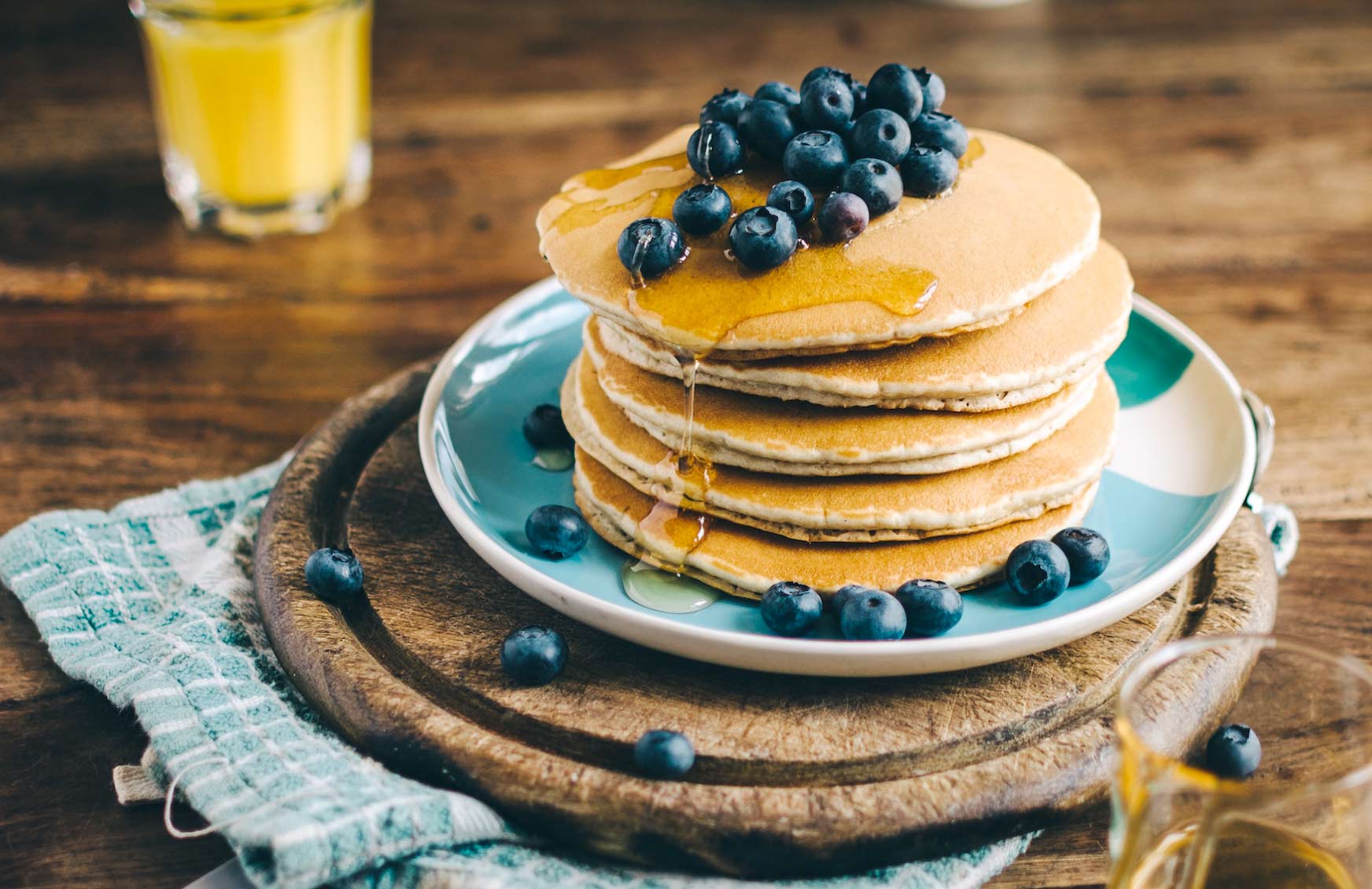 Do You Actually Prefer American or French Desserts? Blueberry Pancakes