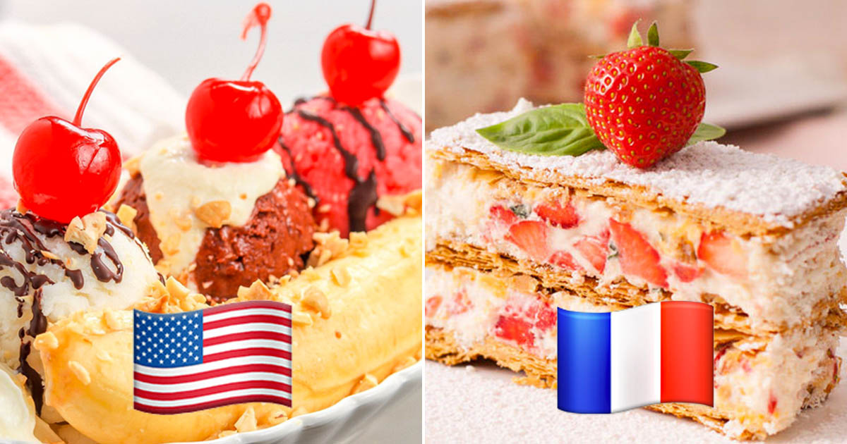 Do You Actually Prefer American or French Desserts?