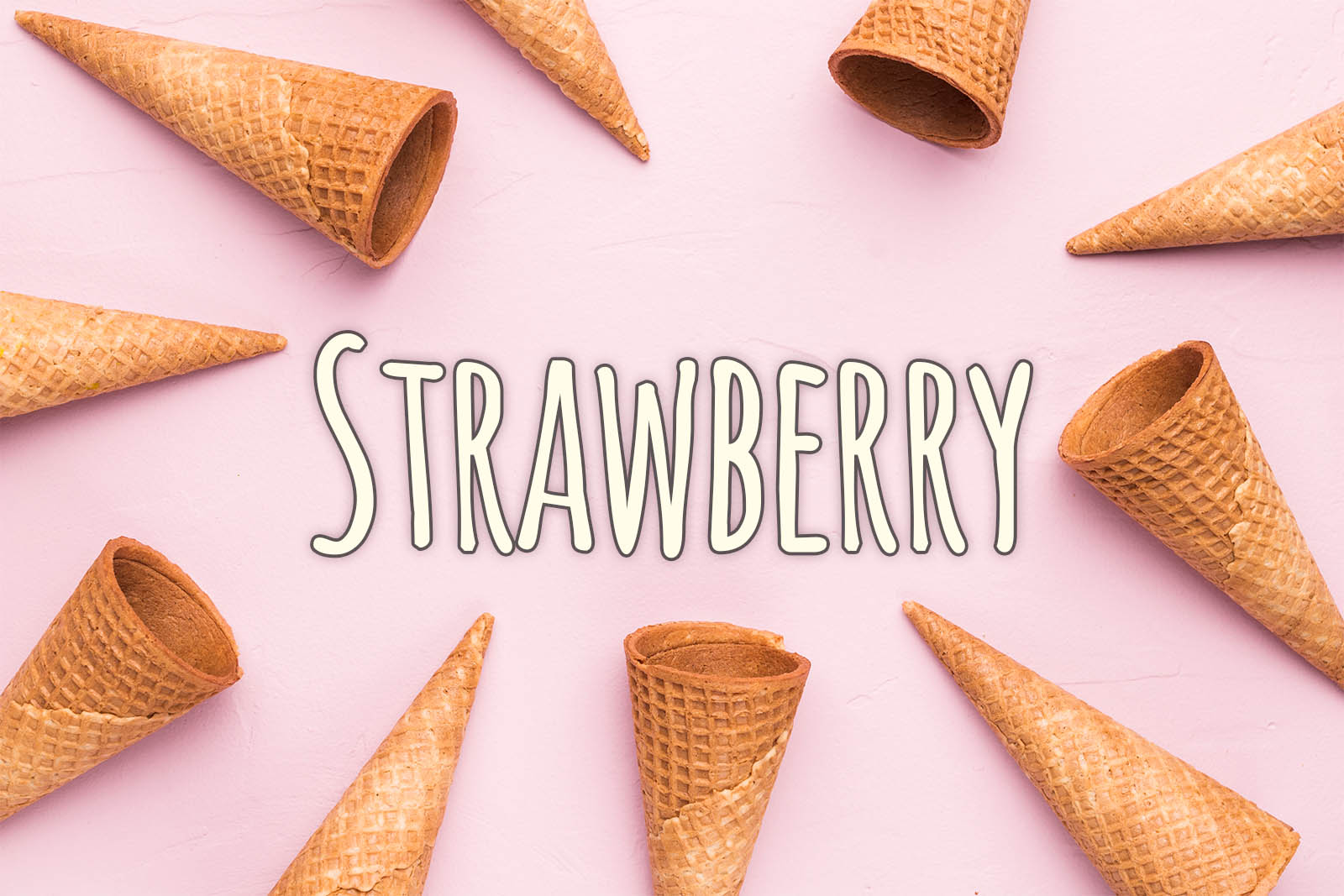 🍦 I’m Pretty Sure You Can’t Identify More Than 15/18 of These Ice Cream Flavors Title Strawberry Ice Cream