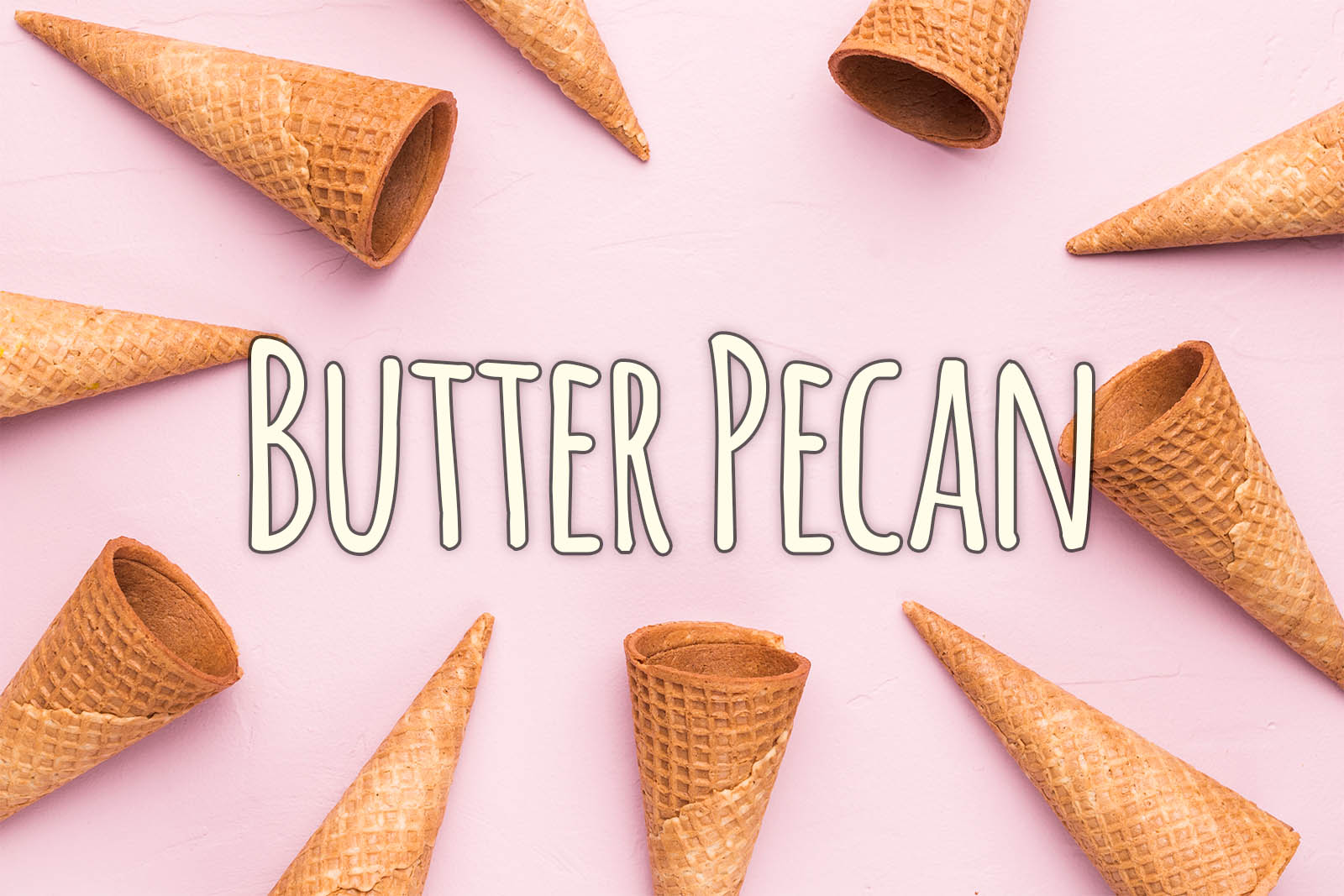 🍦 I’m Pretty Sure You Can’t Identify More Than 15/18 of These Ice Cream Flavors Title Butter Pecan Ice Cream
