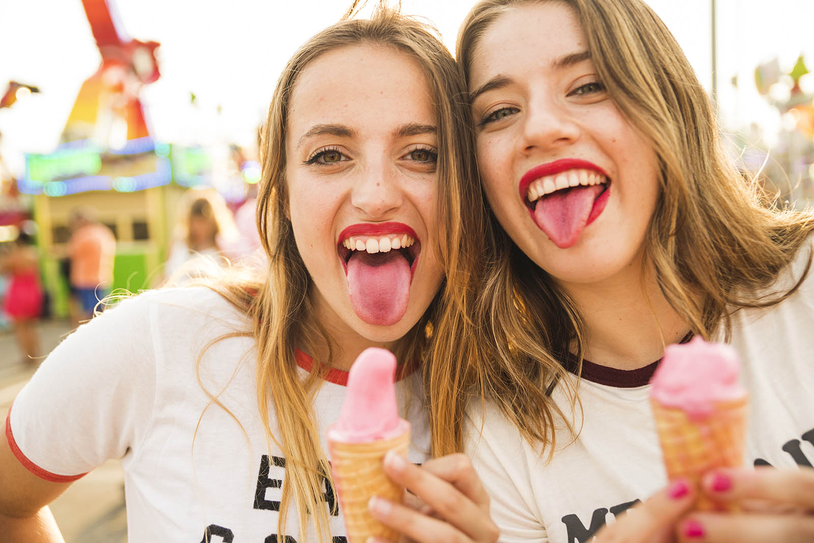 Have Fun Choosing 🍦 Cold Desserts to Find Out 🥶 What % Cold-Hearted You Are Woman Eating Ice Cream