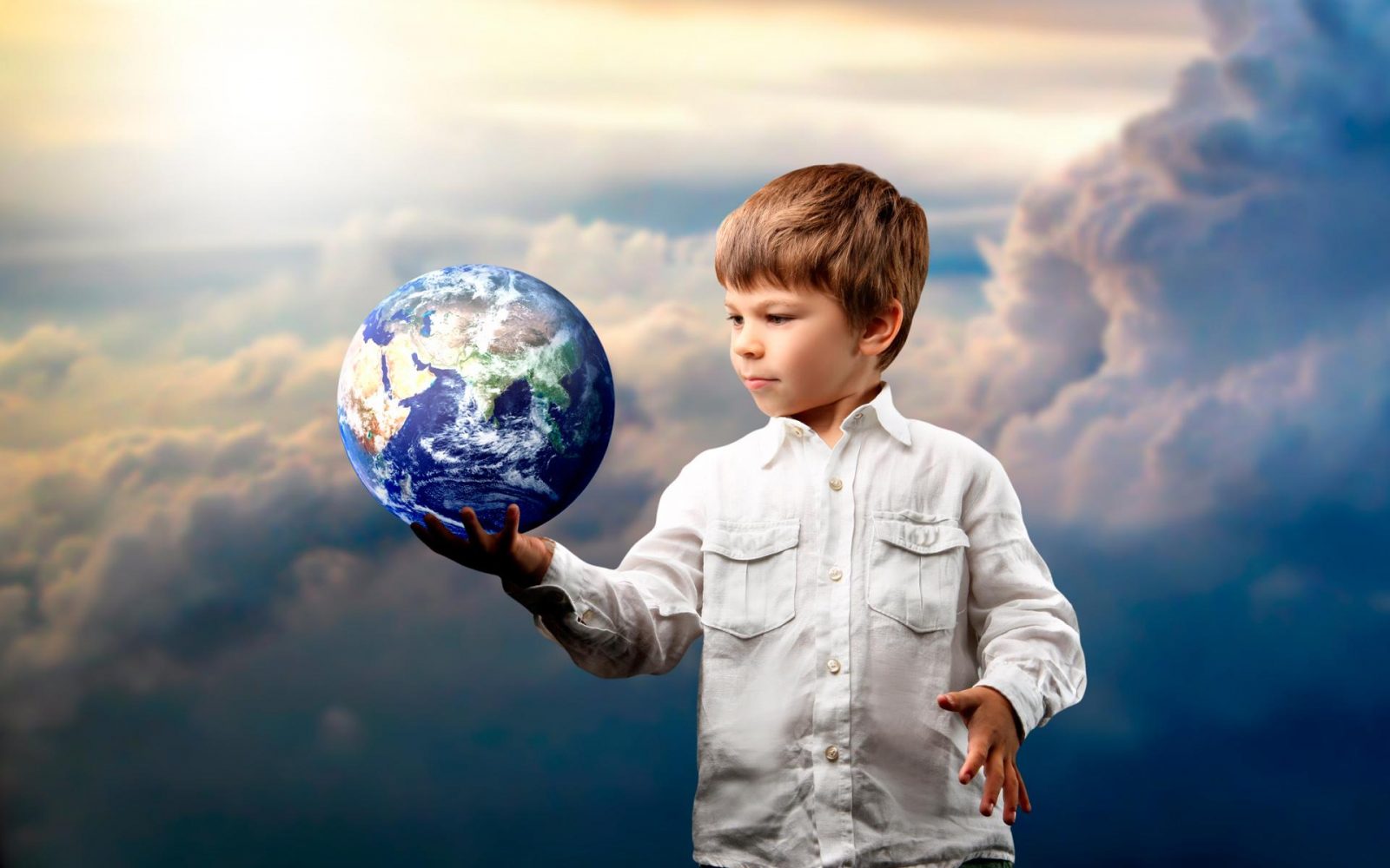 How Much Geographic Knowledge Do You Actually Have? Kid Child Holding Globe Planet Earth World Geography