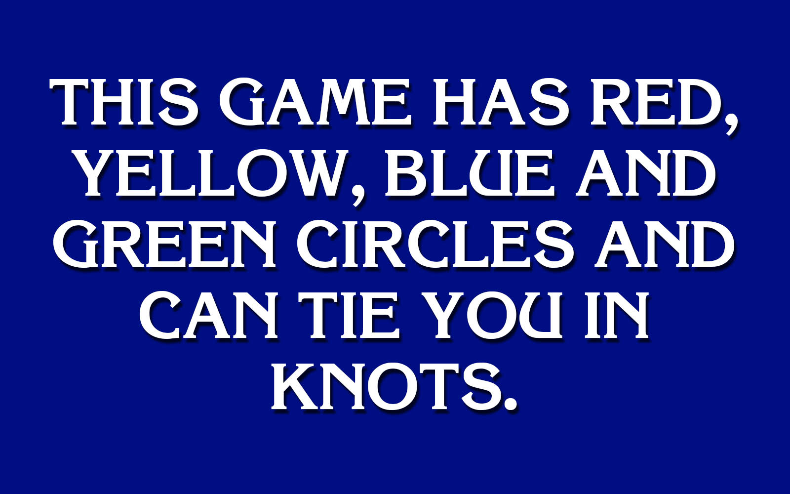 Jeopardy For Kids Question