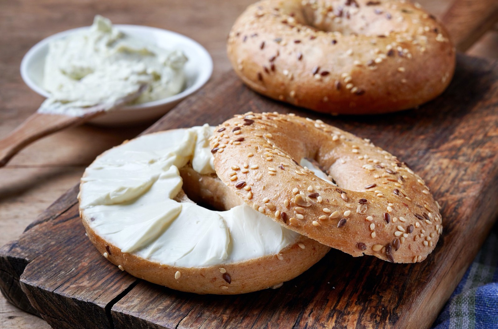 The Food Combos You Love and Hate Will Reveal Your Mental Age Bagel With Cream Cheese
