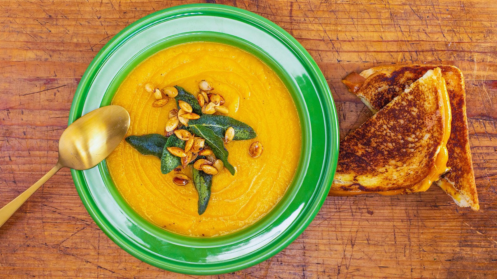 Fall-colored Food Quiz Pumpkin Soup