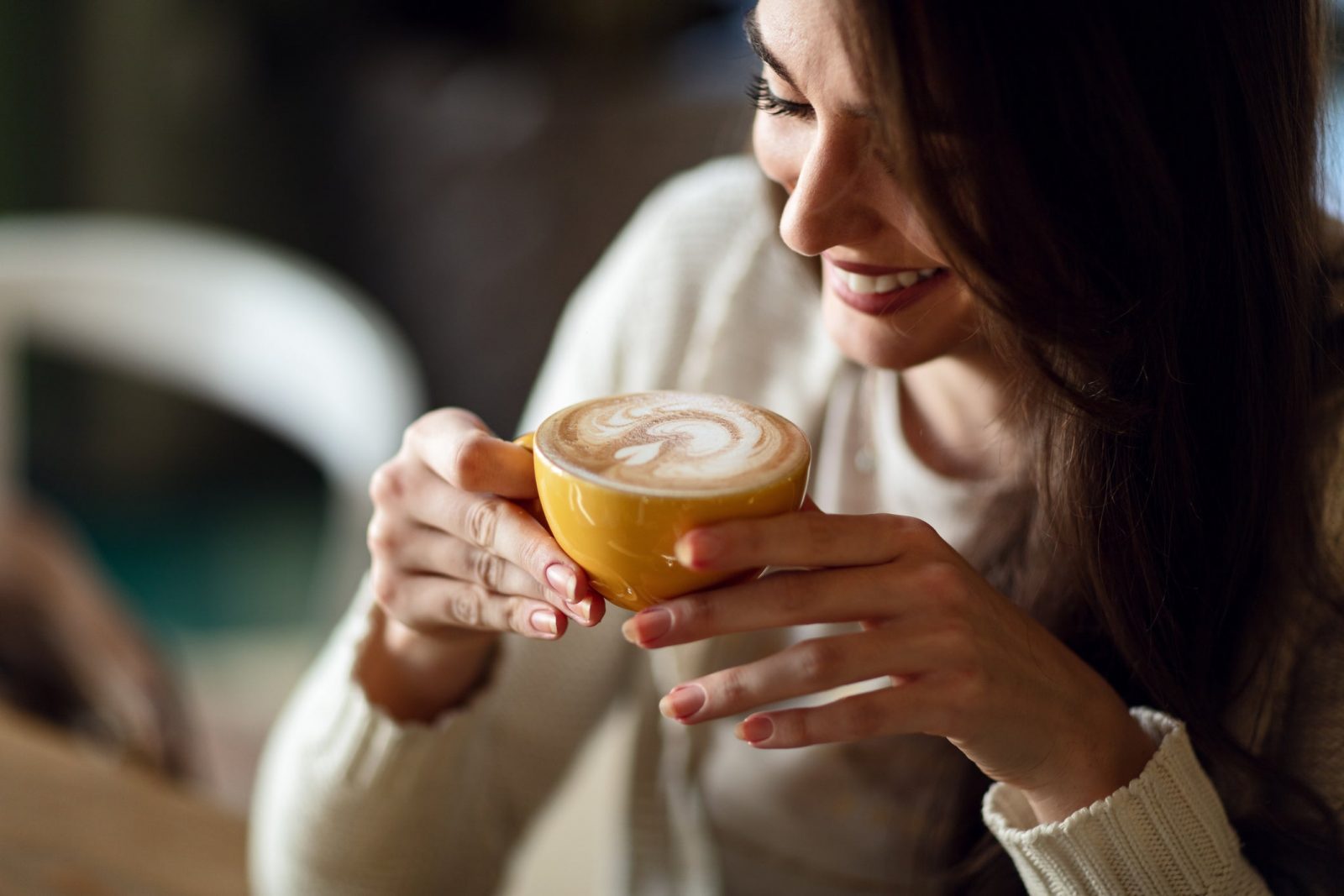 Are You More American, Canadian, British, Or Australian? Woman Drinking Coffee