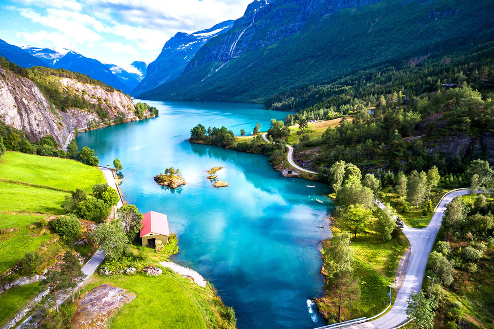 Lovatnet Lake, Loen, Norway