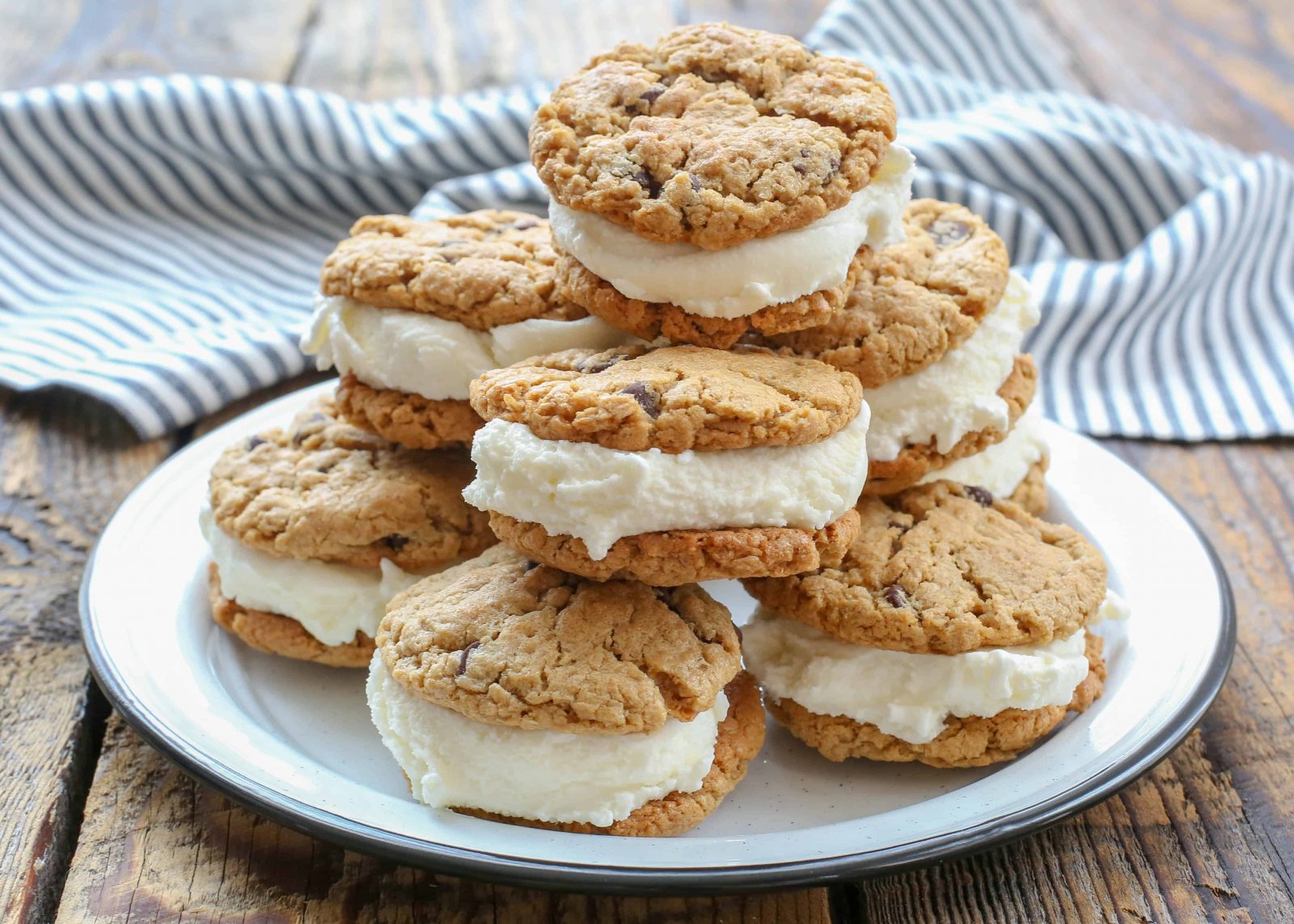 Ice Cream Cookie Sandwiches