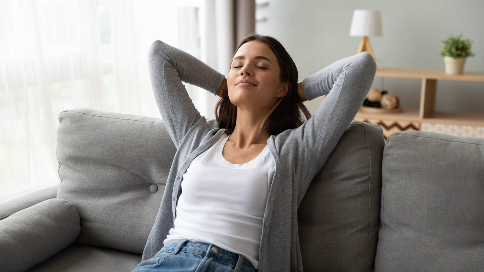 Rebel, Scholar, Artist Or Leader Quiz Woman On Couch Looking Relaxed