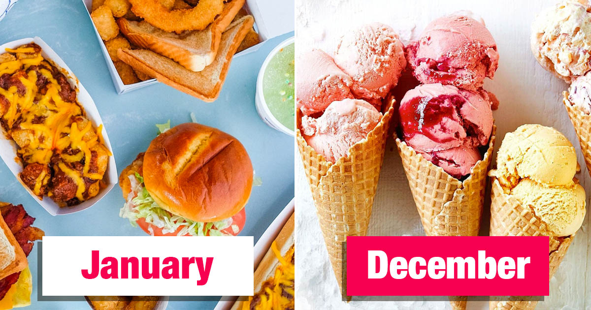 I Bet We Can Guess What Month You Were Born in Based on Your Food Choices
