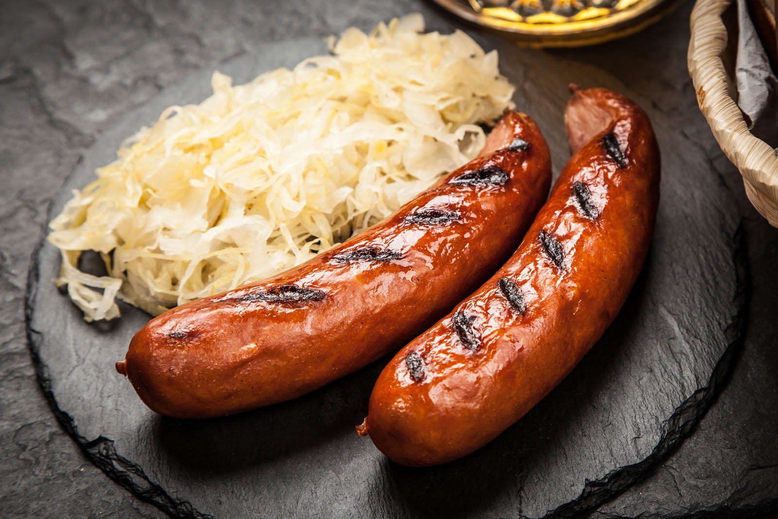 Say “Yuck” Or “Yum” to These Foods and We’ll Determine Your Exact Age Bratwurst sausages and sauerkraut