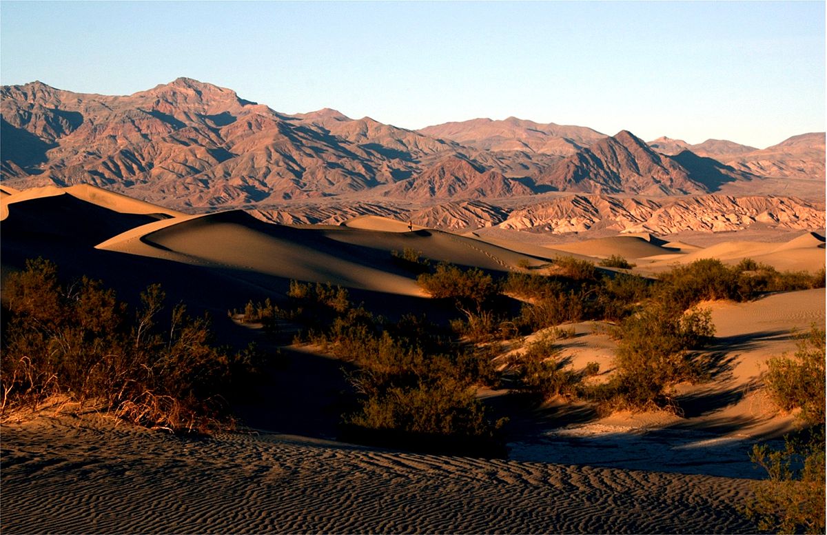 Sand Dunes In Death Valley National Park