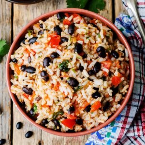 Celebrity Couple Food Quiz Rice and beans