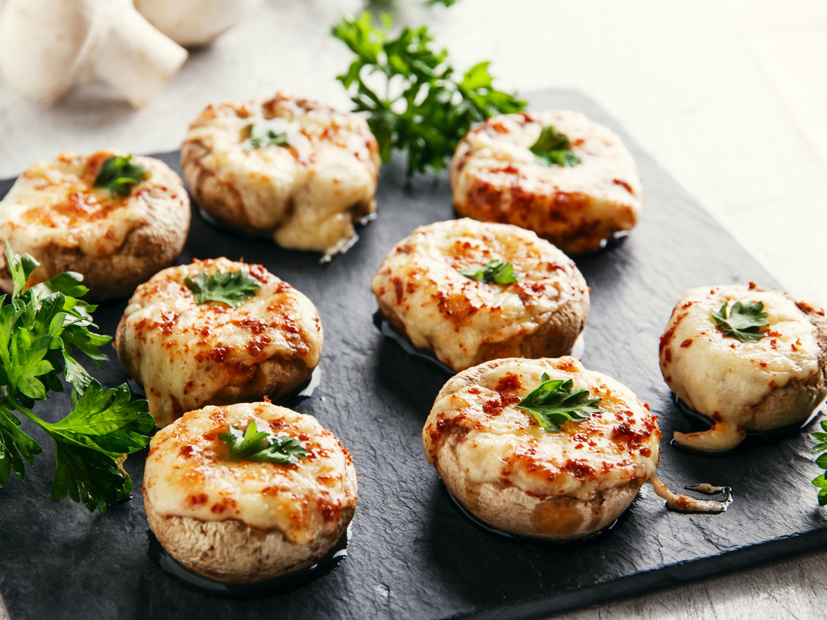 Pick Your Favorite Dish for Each Ingredient If You Wanna Know What Dessert Flavor You Are Cheese Stuffed Mushrooms