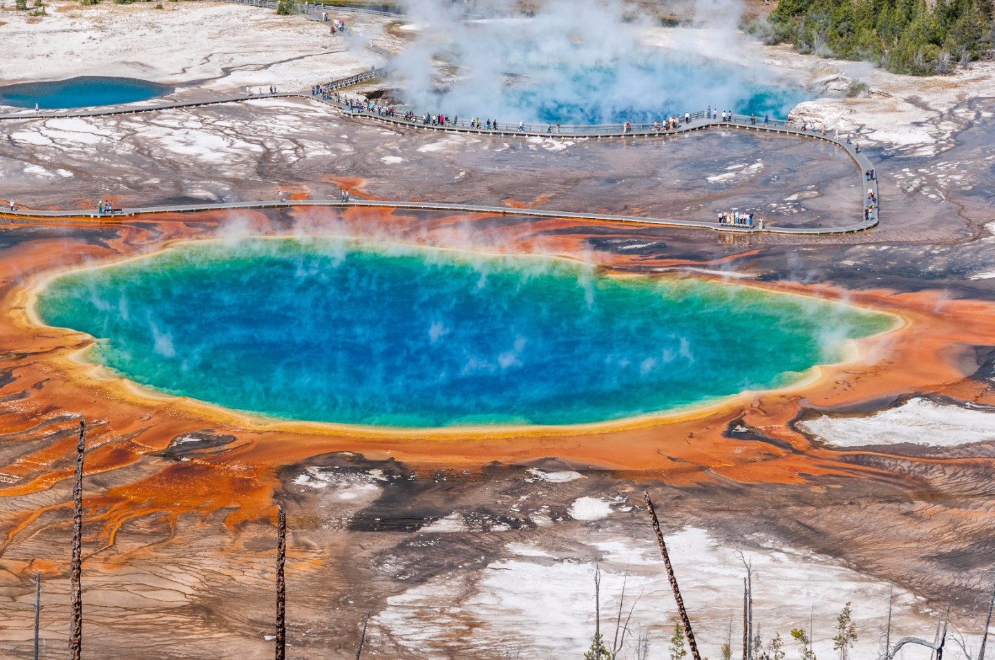 Curate Your Ultimate Travel Wish List ✈️ Covering the Entire Alphabet and We’ll Reveal If You’re Left- Or Right-Brained The Grand Prismatic Spring, Yellowstone National Park Caldera, Wyoming